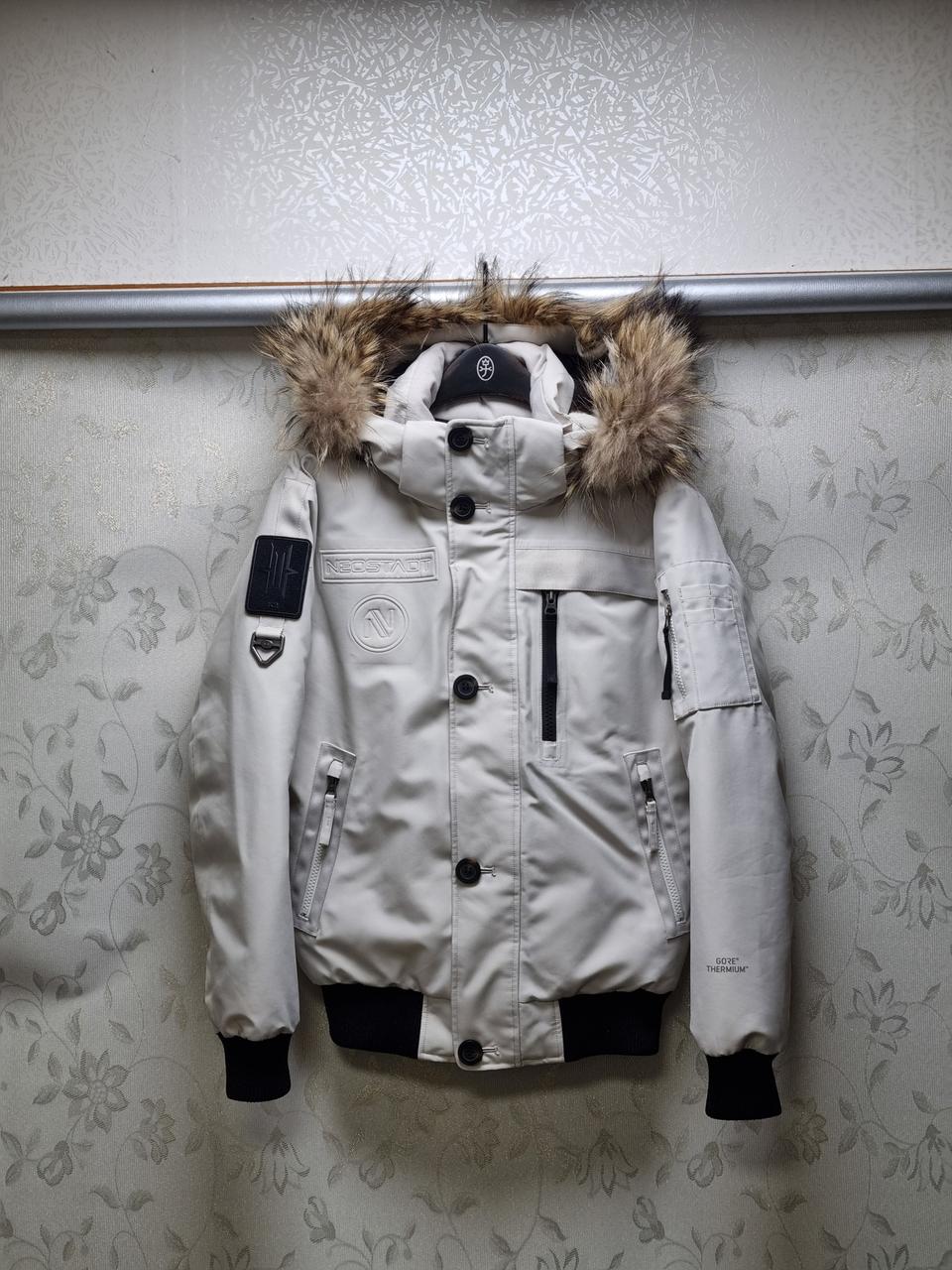 [55] k2 라쿤퍼 고어텍스 구스패딩 아이보리