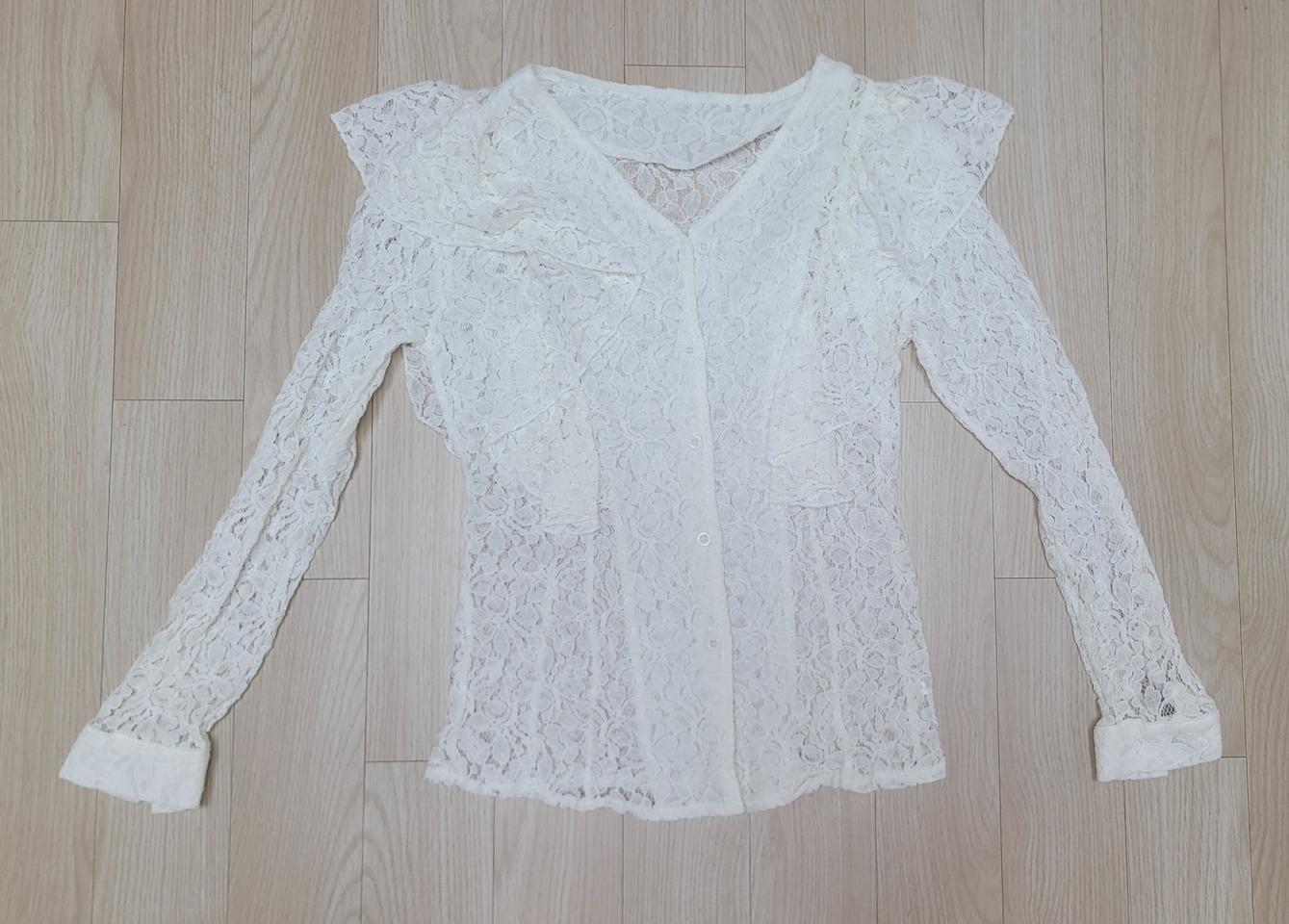 시스루레이스블라우스(새상품)