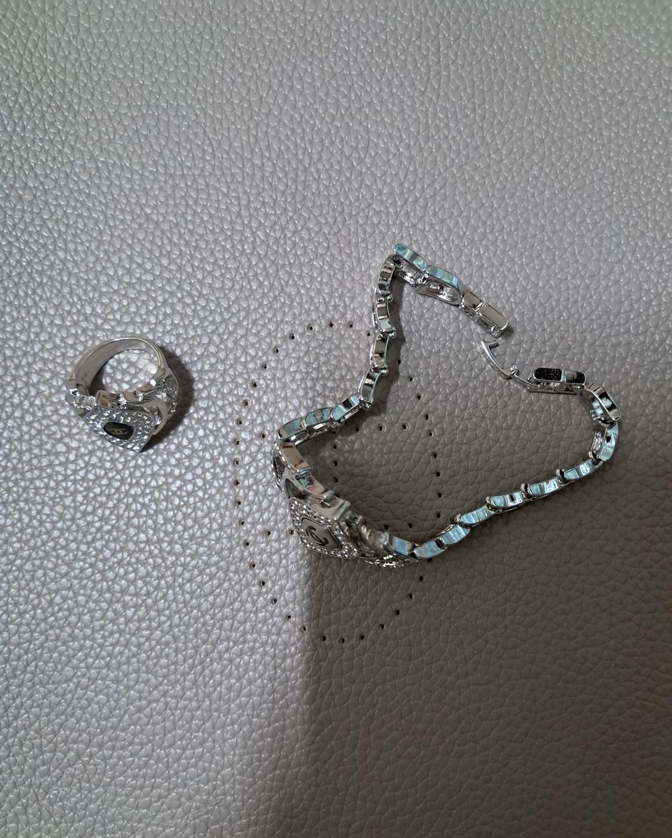 완전최고 새거 팔찌 반지 셋트