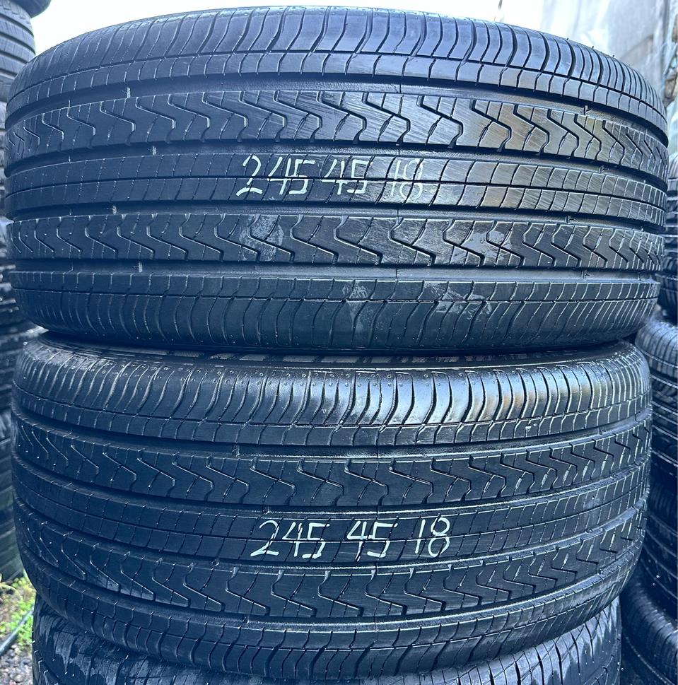 245 45 18한국중고타이어2개2454518
