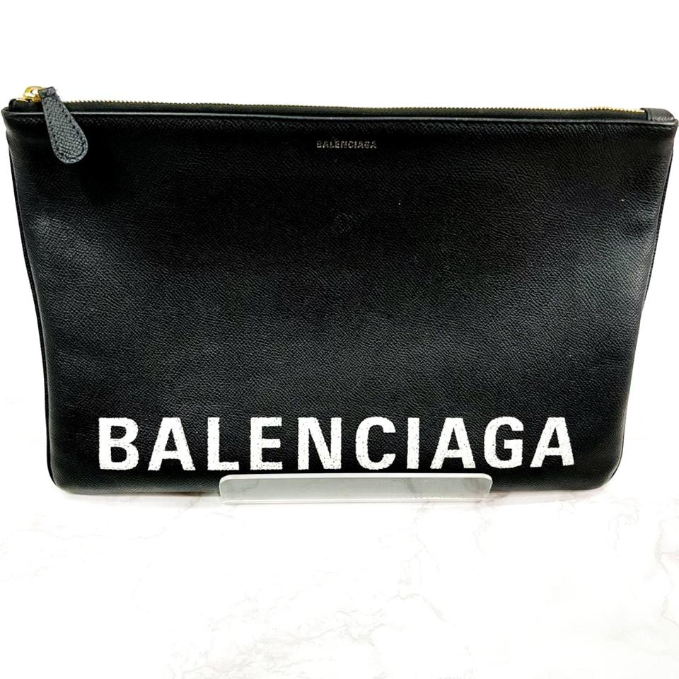 [L] 발렌시아가 로고 클러치