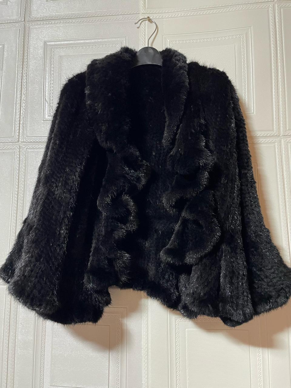 밍크자켓 밍크코트 니팅밍크