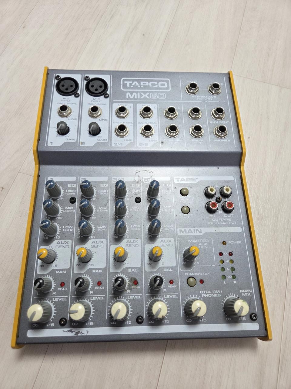 오디오 믹서 타포mix60