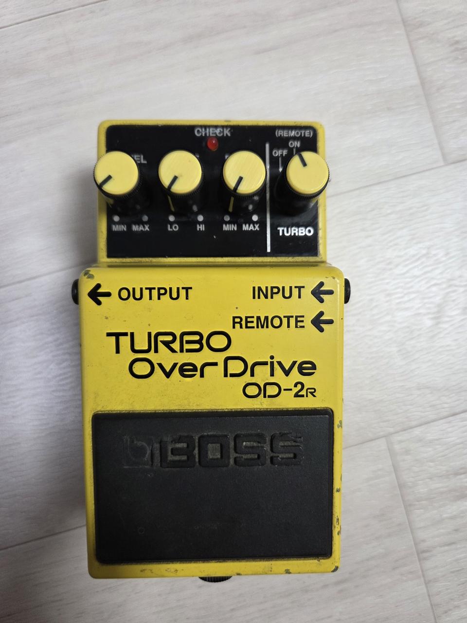 보스. 터보 오버드라이브 OD2-R