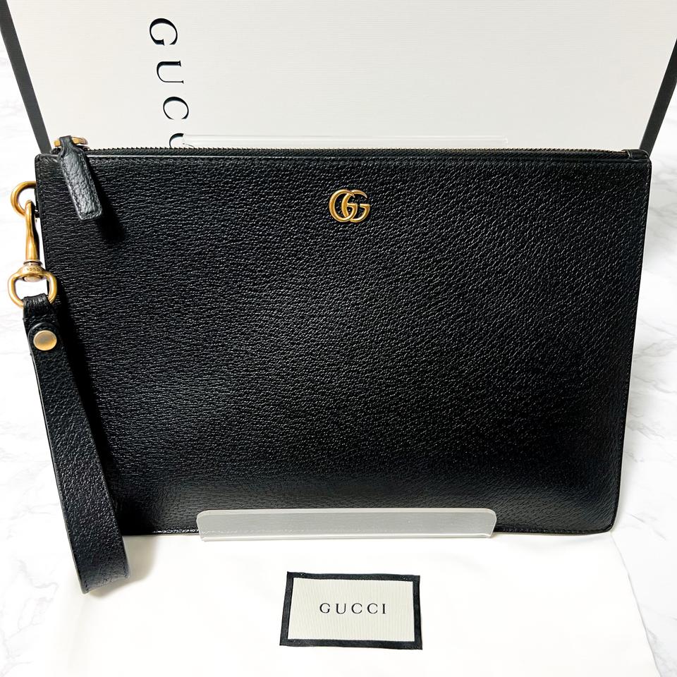 구찌 GG 마몬트 스트랩 클러치