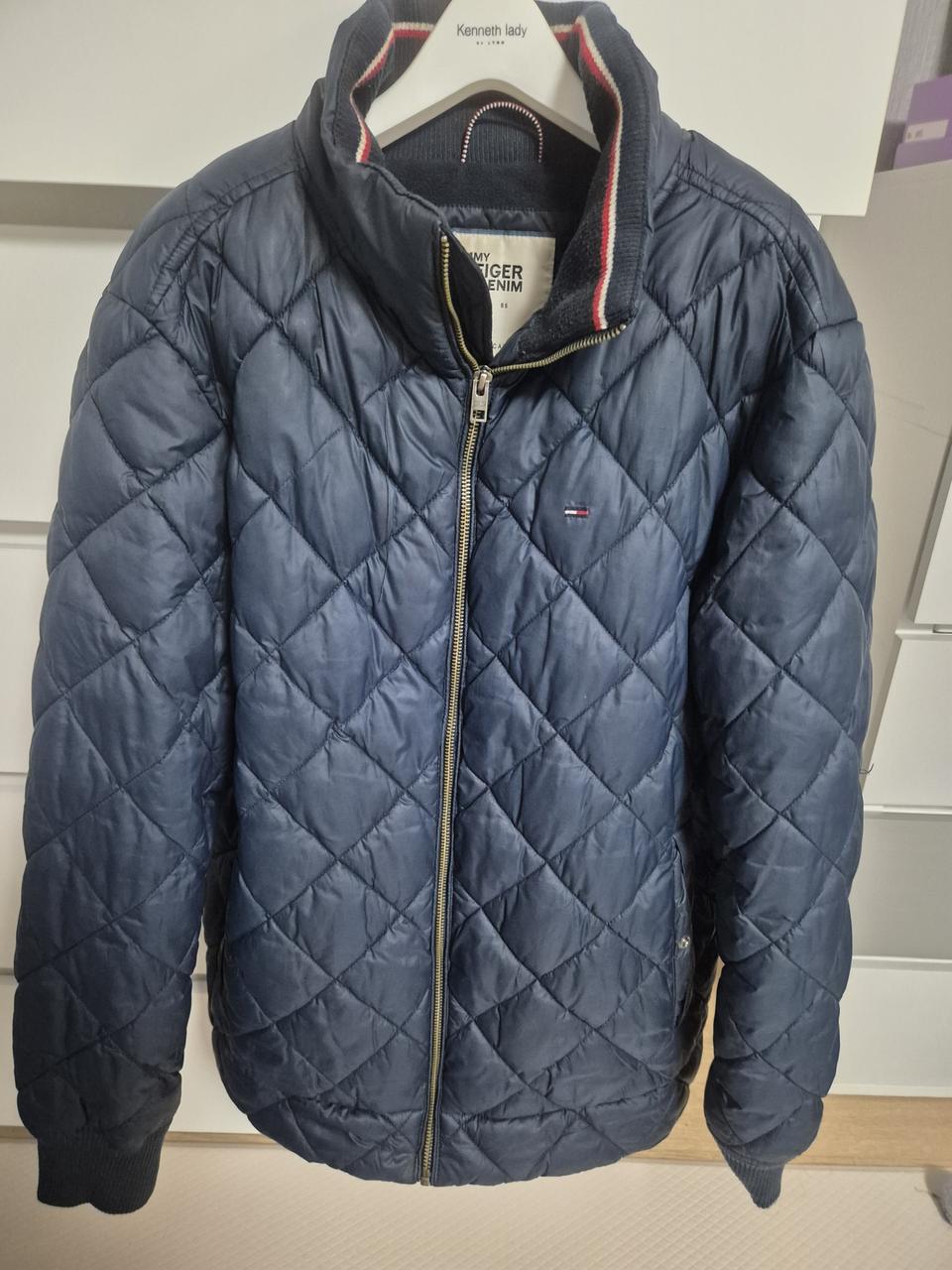 타미힐피거 데님 퀼팅 점퍼 L 사이즈