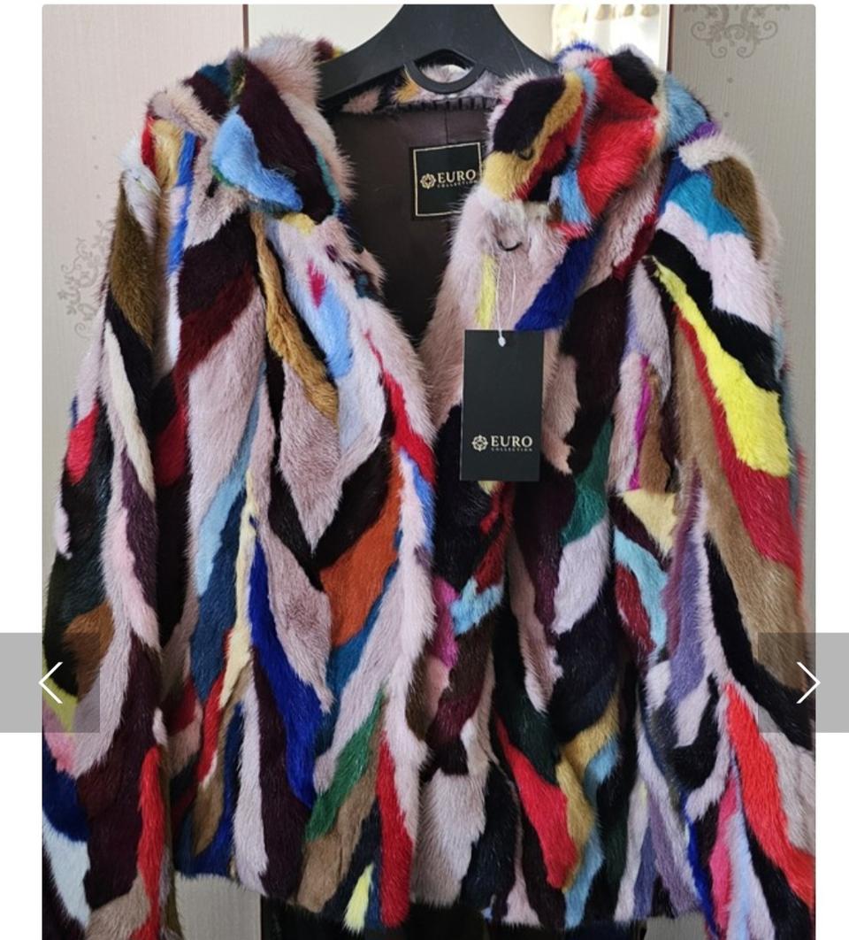 새것)밍크 하프코트 66-77