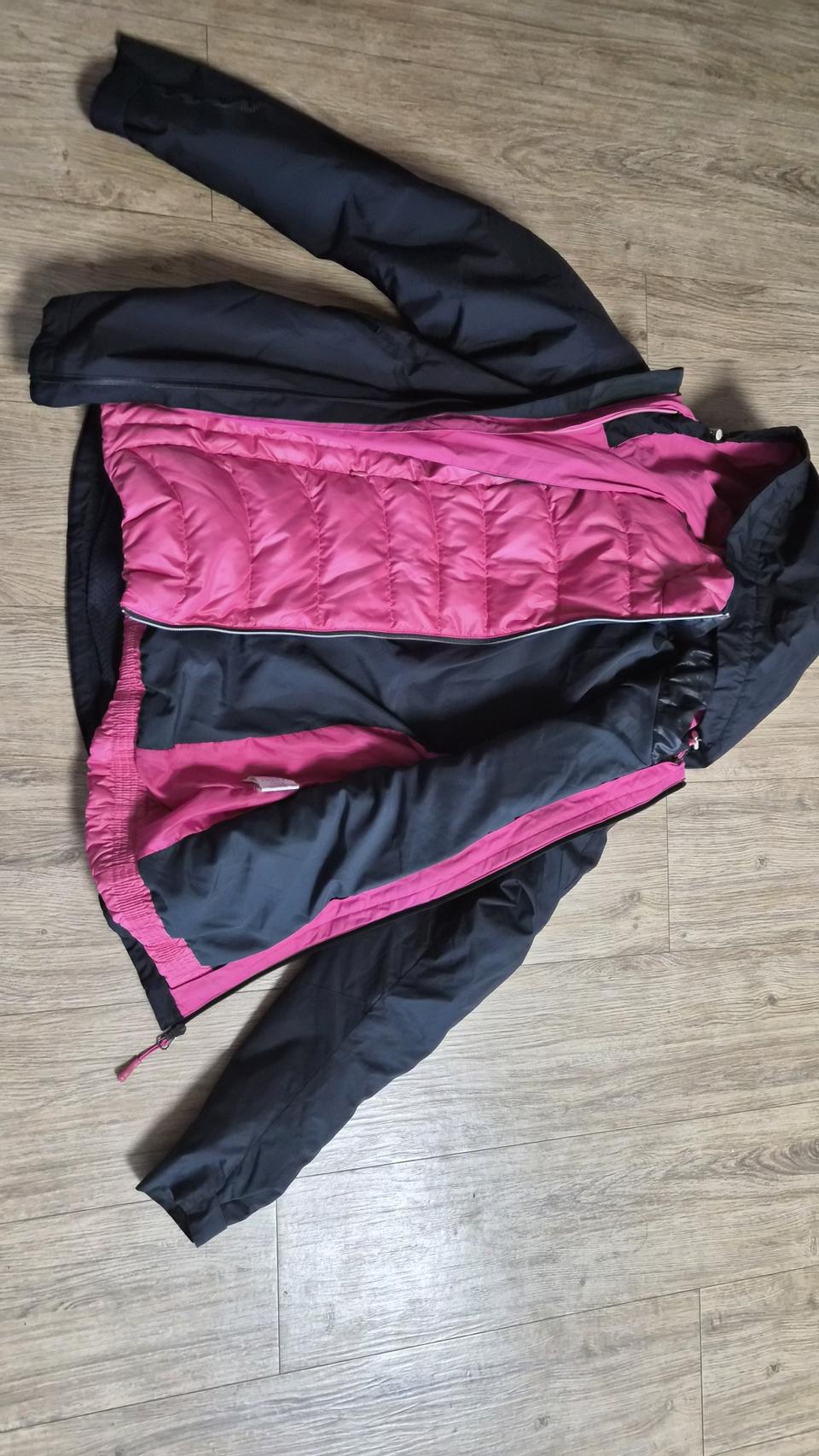 리복여성 패딩 ( 핑크 내피포함90)