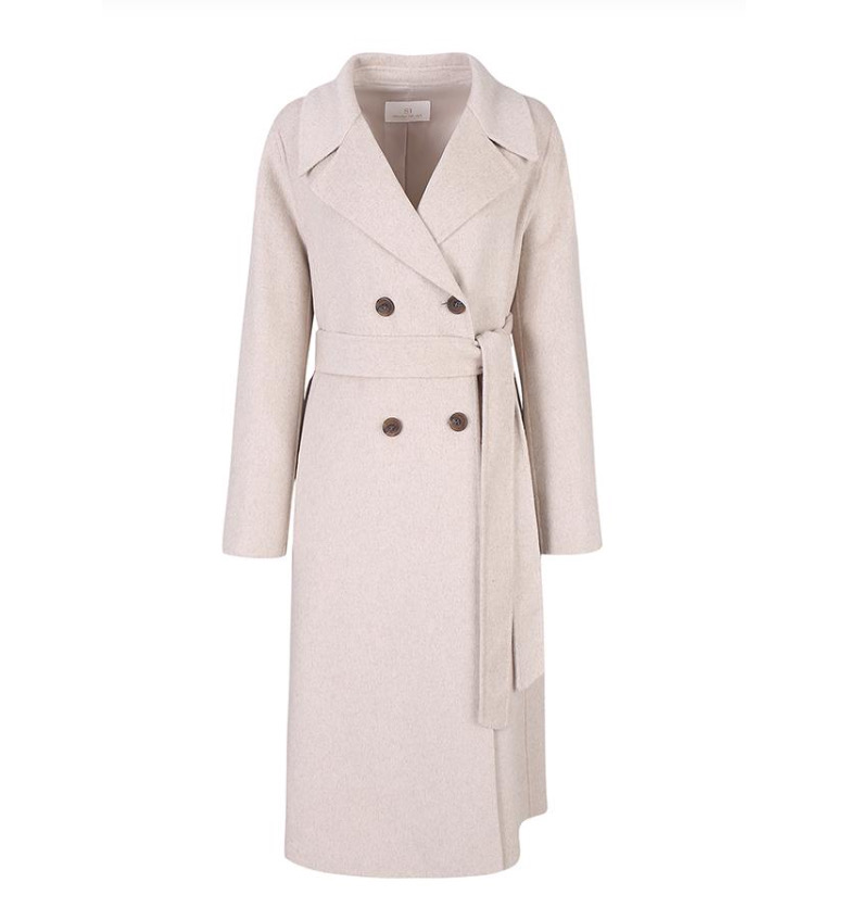 SI 모혼방 더블 롱코트