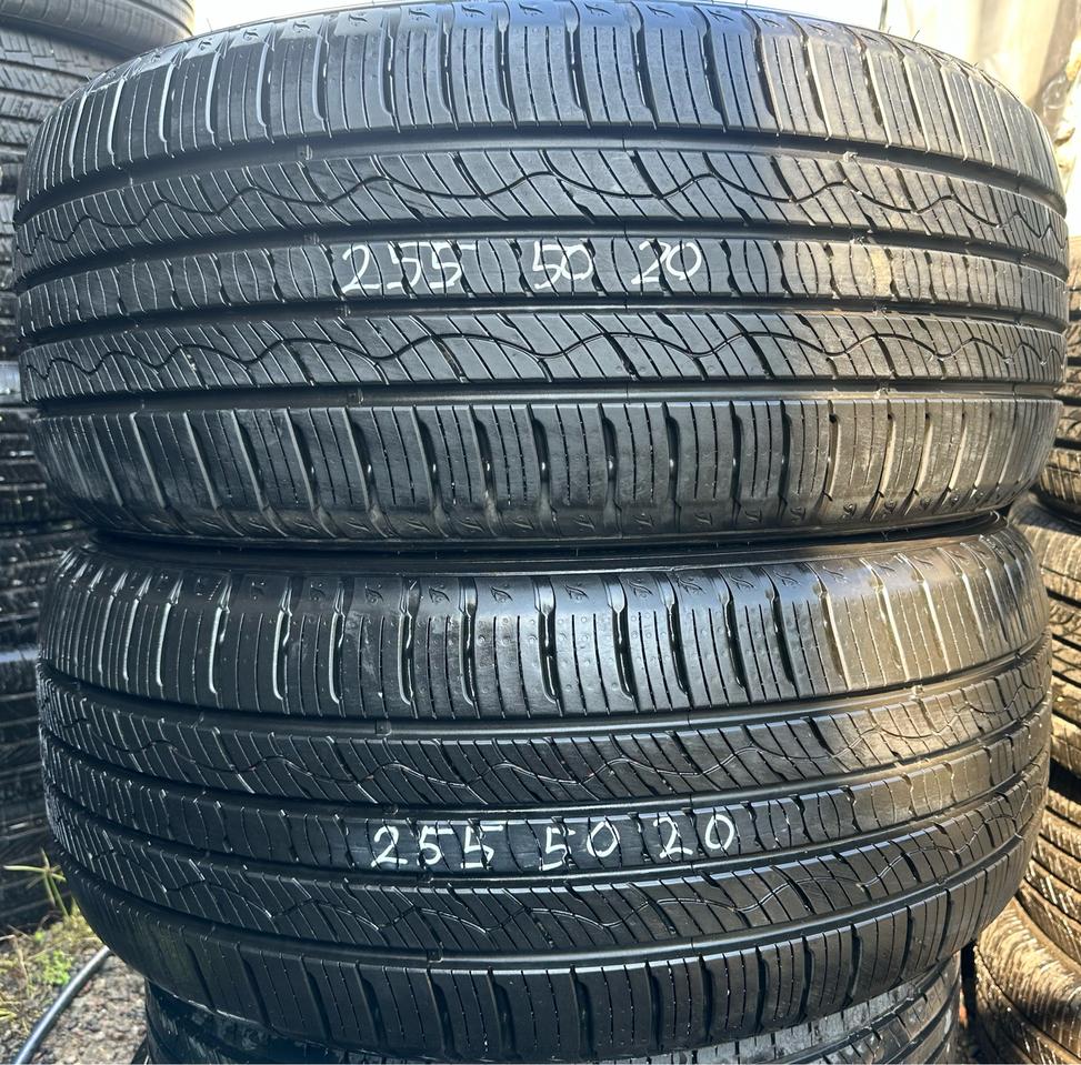 255 50 20금호중고타이어2개2555020
