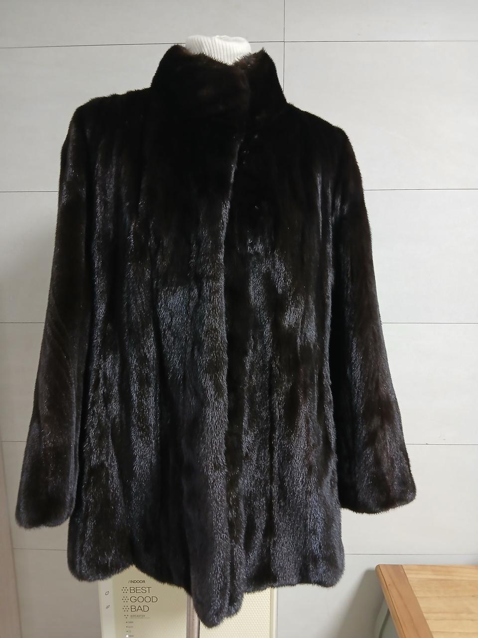 블랙그라마 휘메일 밍크코트