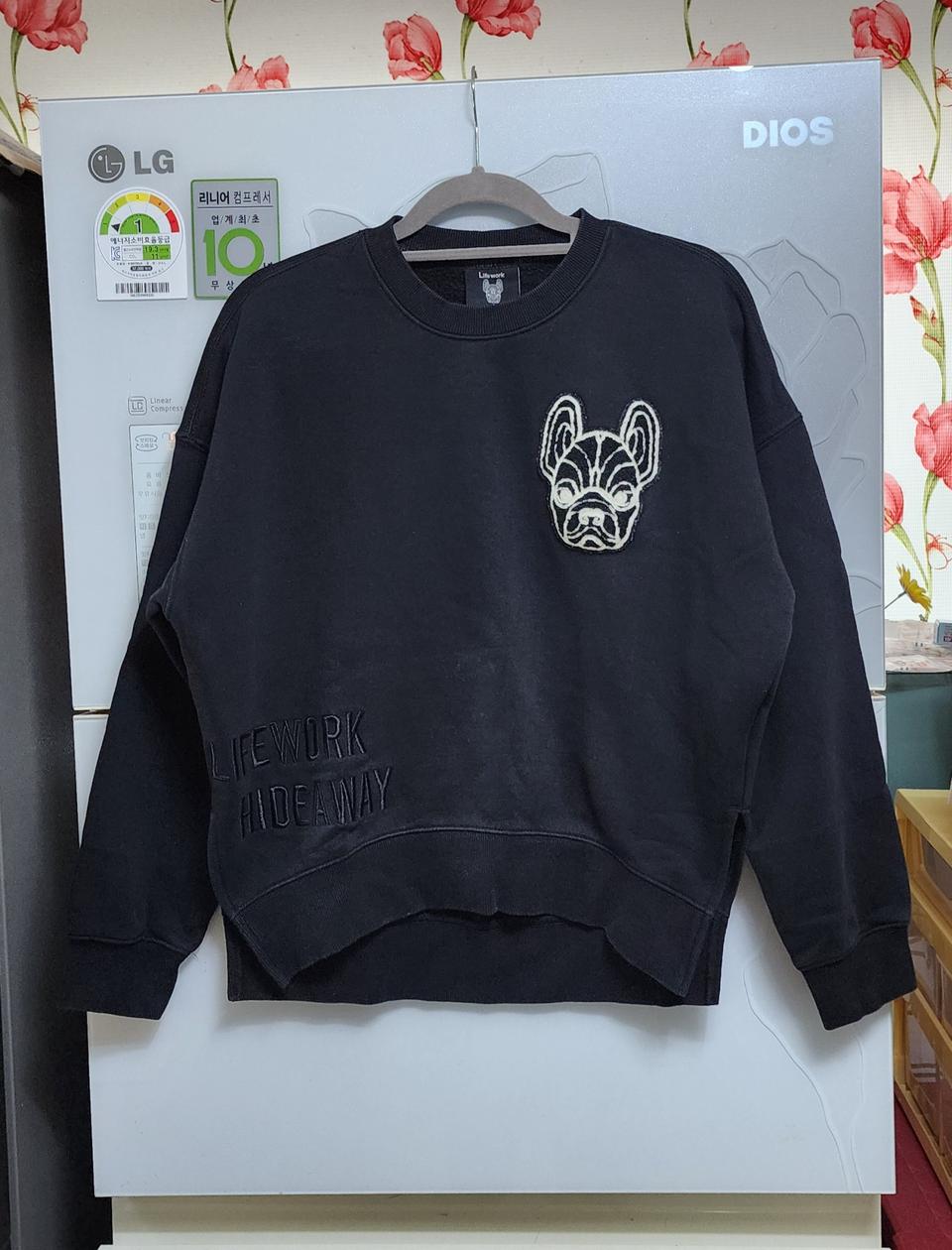 [55-66]라이프워크 기모맨투맨/반크롭여성긴팔티