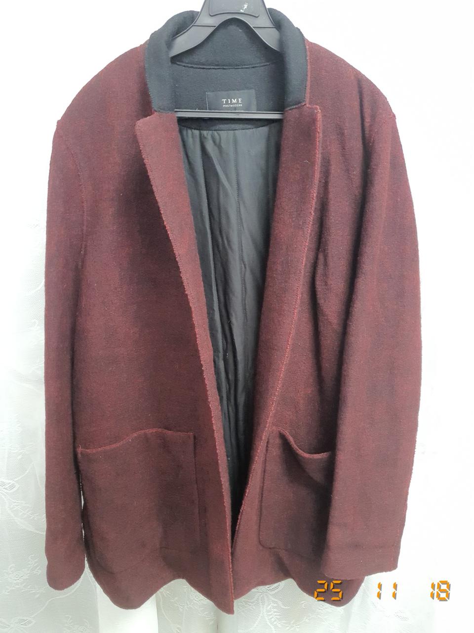 TIME 타임 모직 코트 100