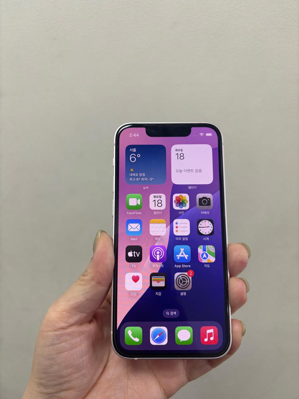 (부산중고폰) 아이폰13미니 핑크 128기가 공기계 판매해요