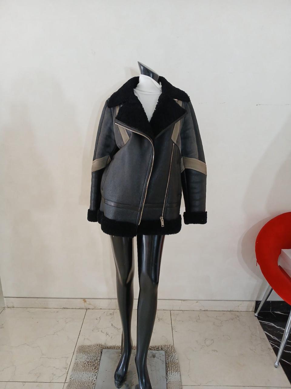 베르니스 천연양가죽 양털 무스탕