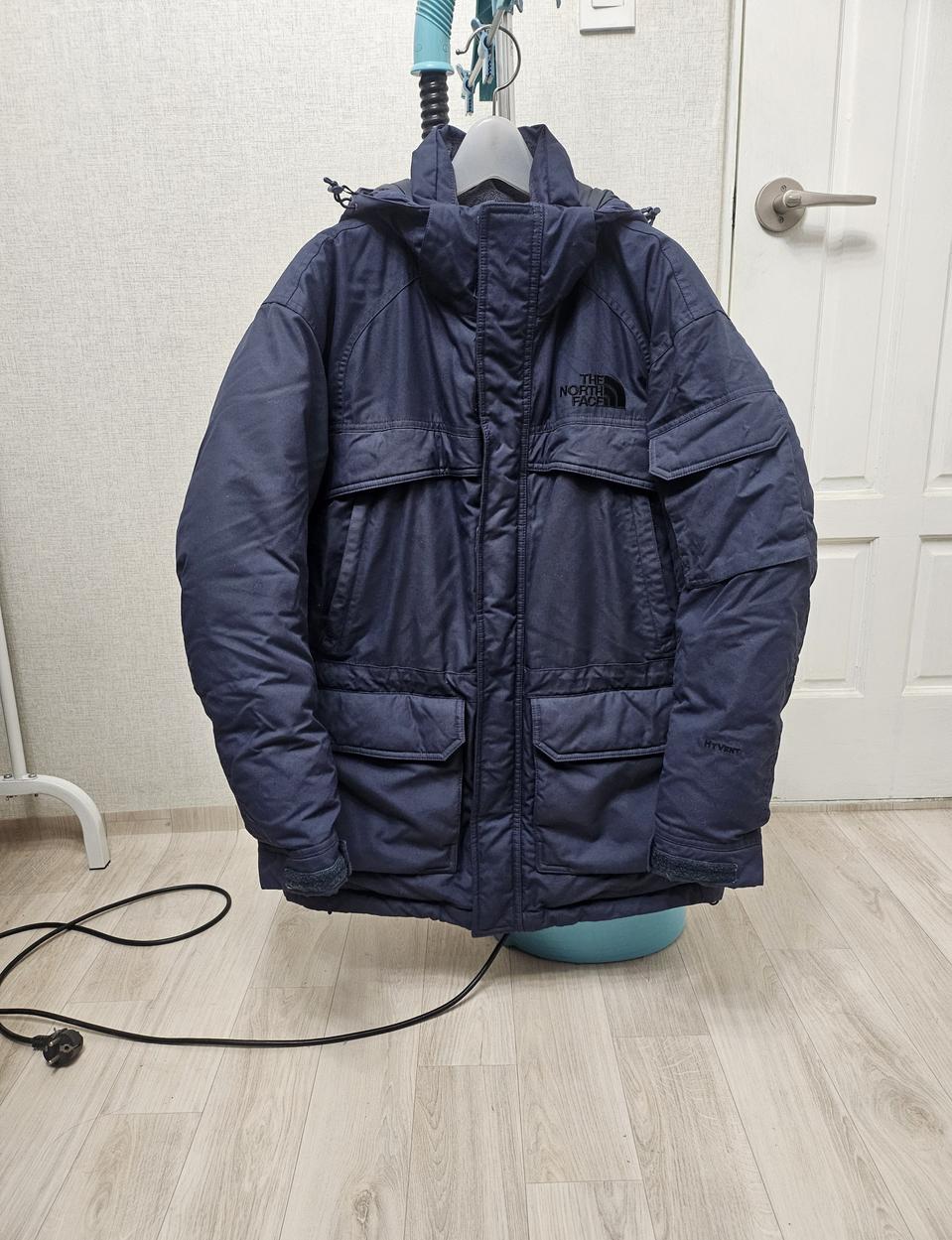(90~95)S ☆초대장급☆ 노스페이스 이켈루이트[네이비] 구스다운패딩
