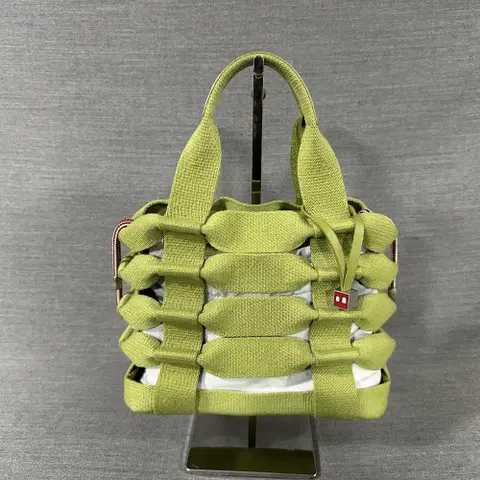 발리 플리츠 토트백