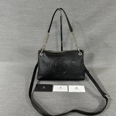 메트로시티 천연가죽 크로스백/새상품수준