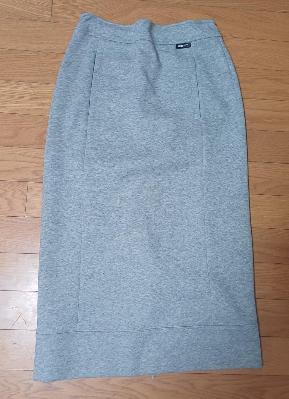 한섬 시스템 그레이 스커트 SYSTEM