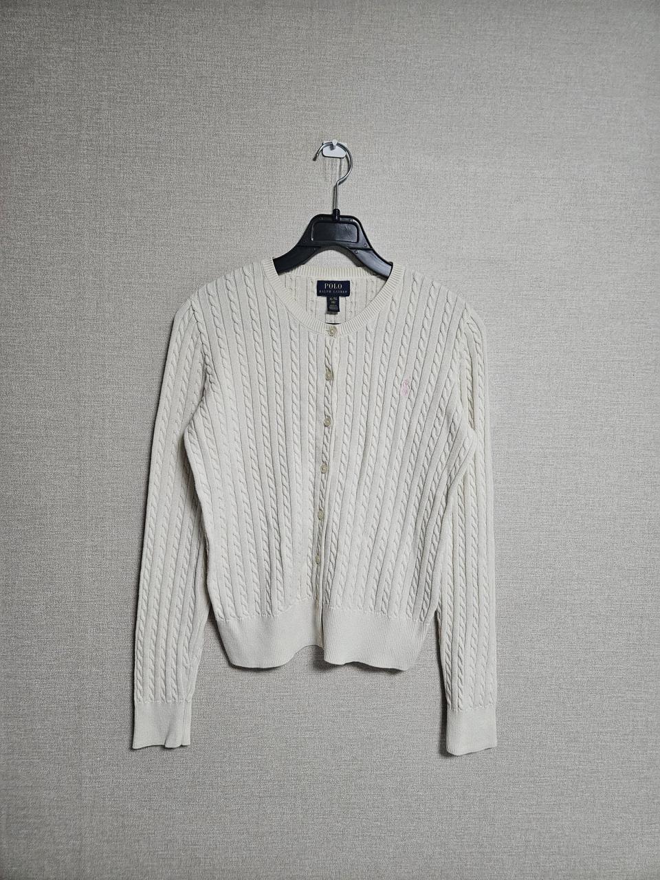 폴로 랄프로렌 케이블 니트 가디건 xl 16t
