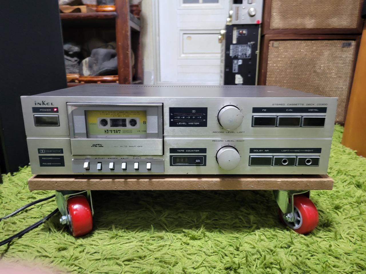 인켈 카세트 데크 CD 300