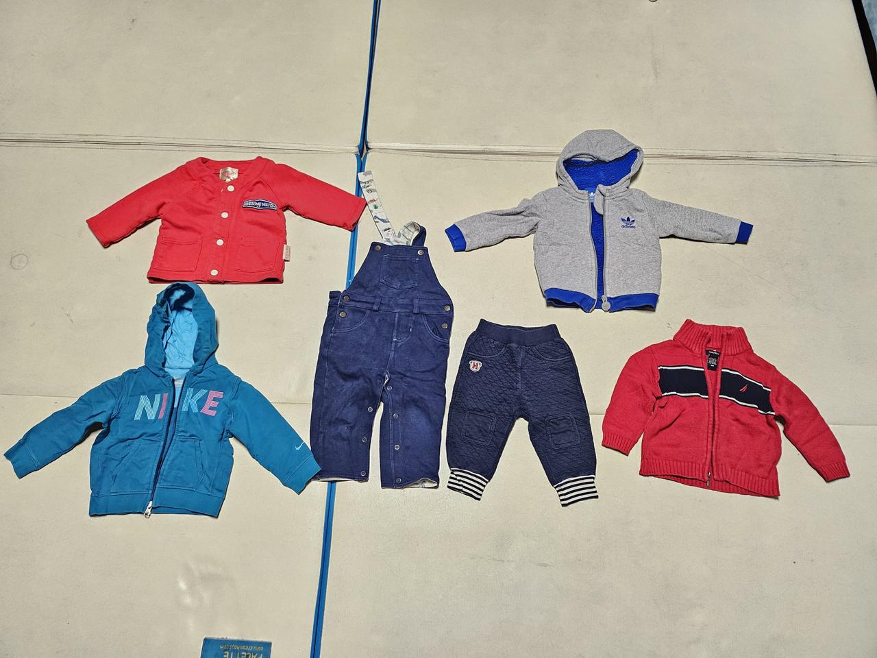 유아 봄옷 아동복 남아 80사이즈 나이키 아디다스 노티카 베베드피노 베이