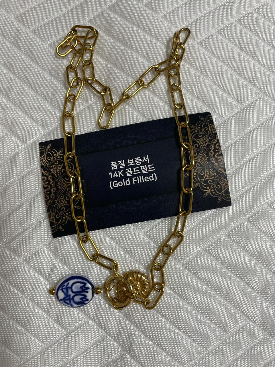 14k도금 목걸이 + 하트 목걸이