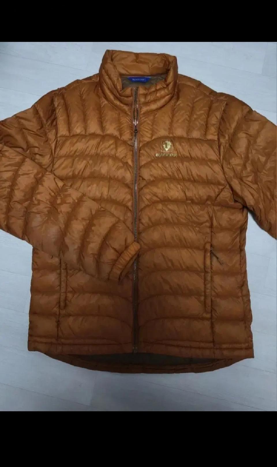 블랙야크 브라운 구스경량 패딩100