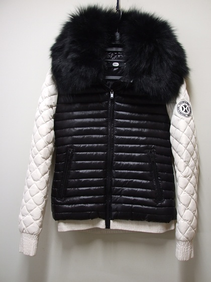 듀엘 DEWL 다운패딩 폭스퍼 하이넥자켓 택55