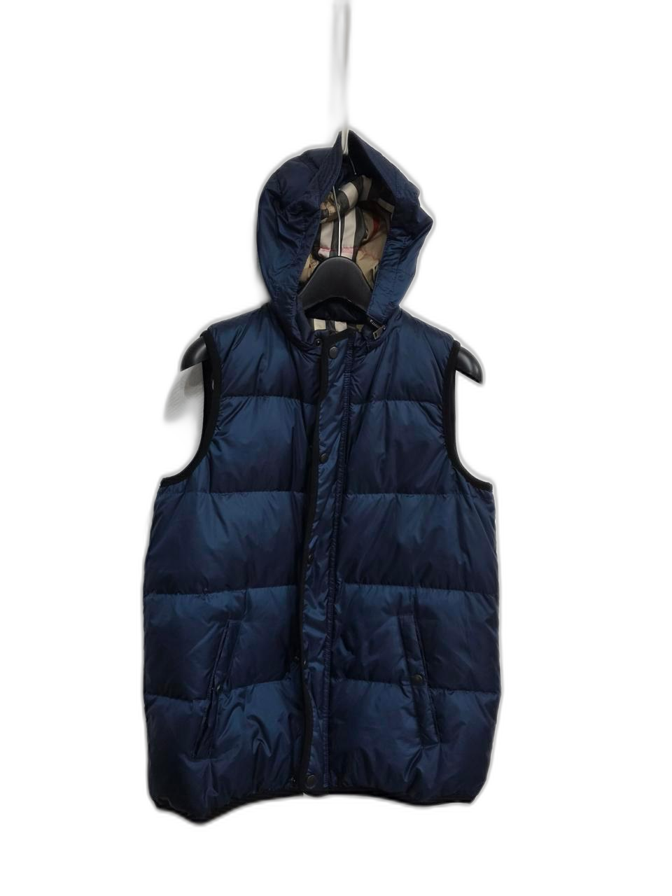 버버리네이비구스다운조끼 (14Y)