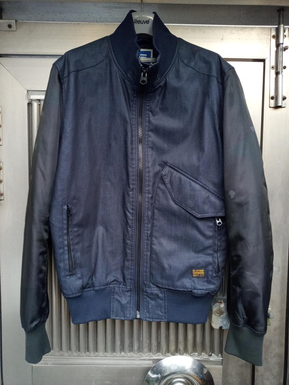 정품 지스타 남성 블루종 진 점퍼 100호 상태우수
