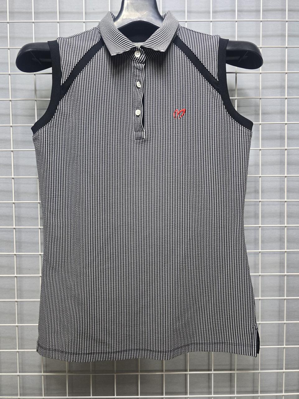 마스터바니 에디션 여성용 골프웨어 민소매 카라티셔츠