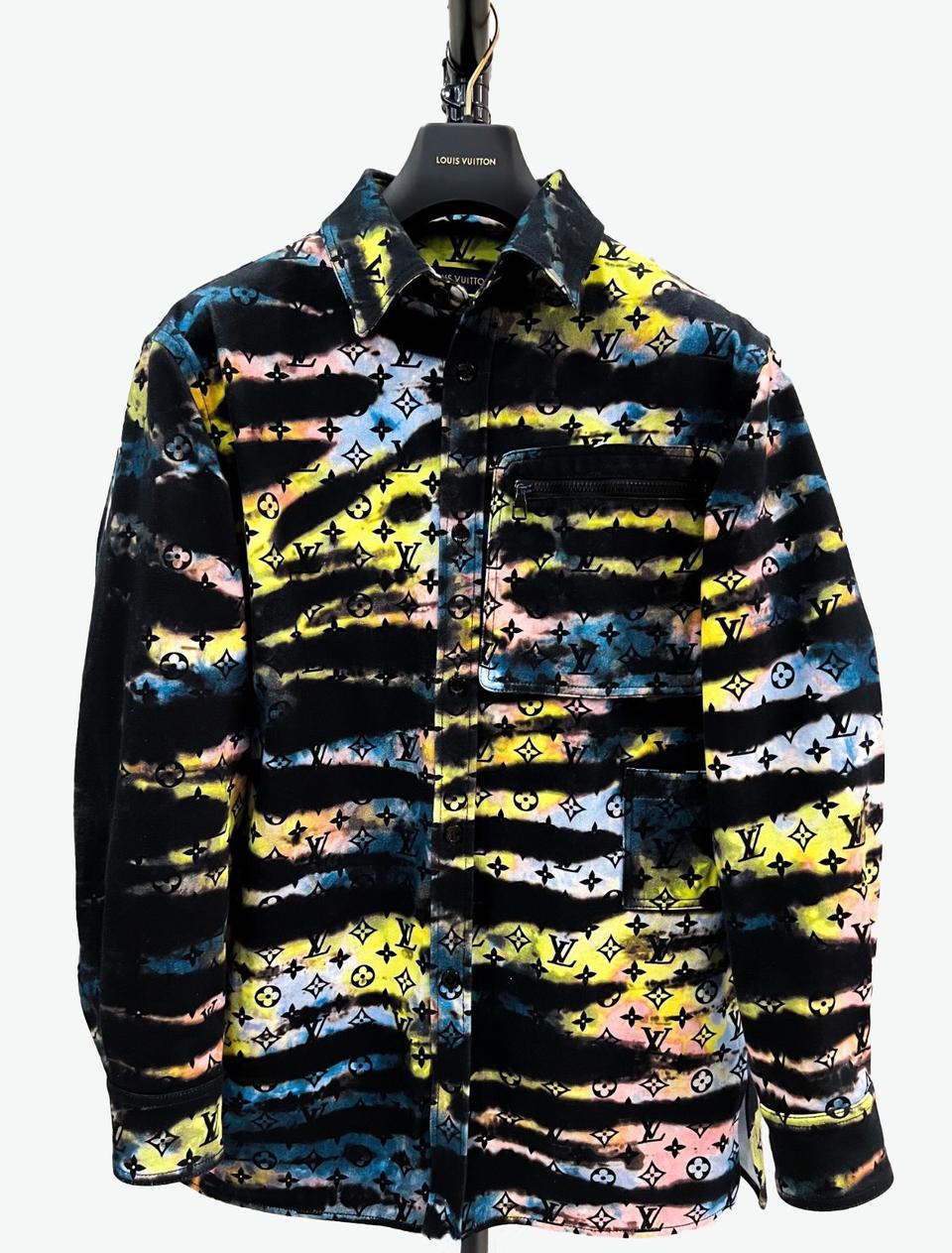 [M/매장판] 루이비통 모노그램 타이다이 데님 셔츠 자켓
