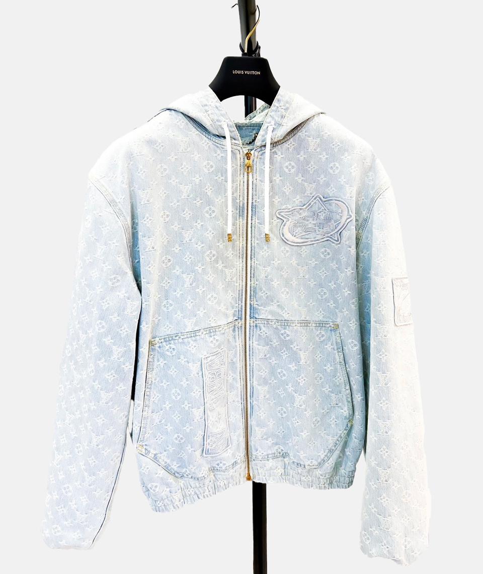 [52/매장판] 루이비통 X NBA 모노그램 데님 후드 자켓