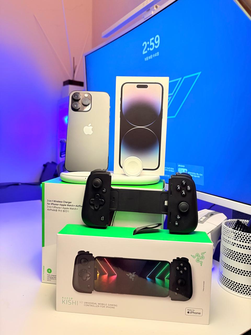 상태 s급 아이폰14프로맥스256g블랙 풀세트