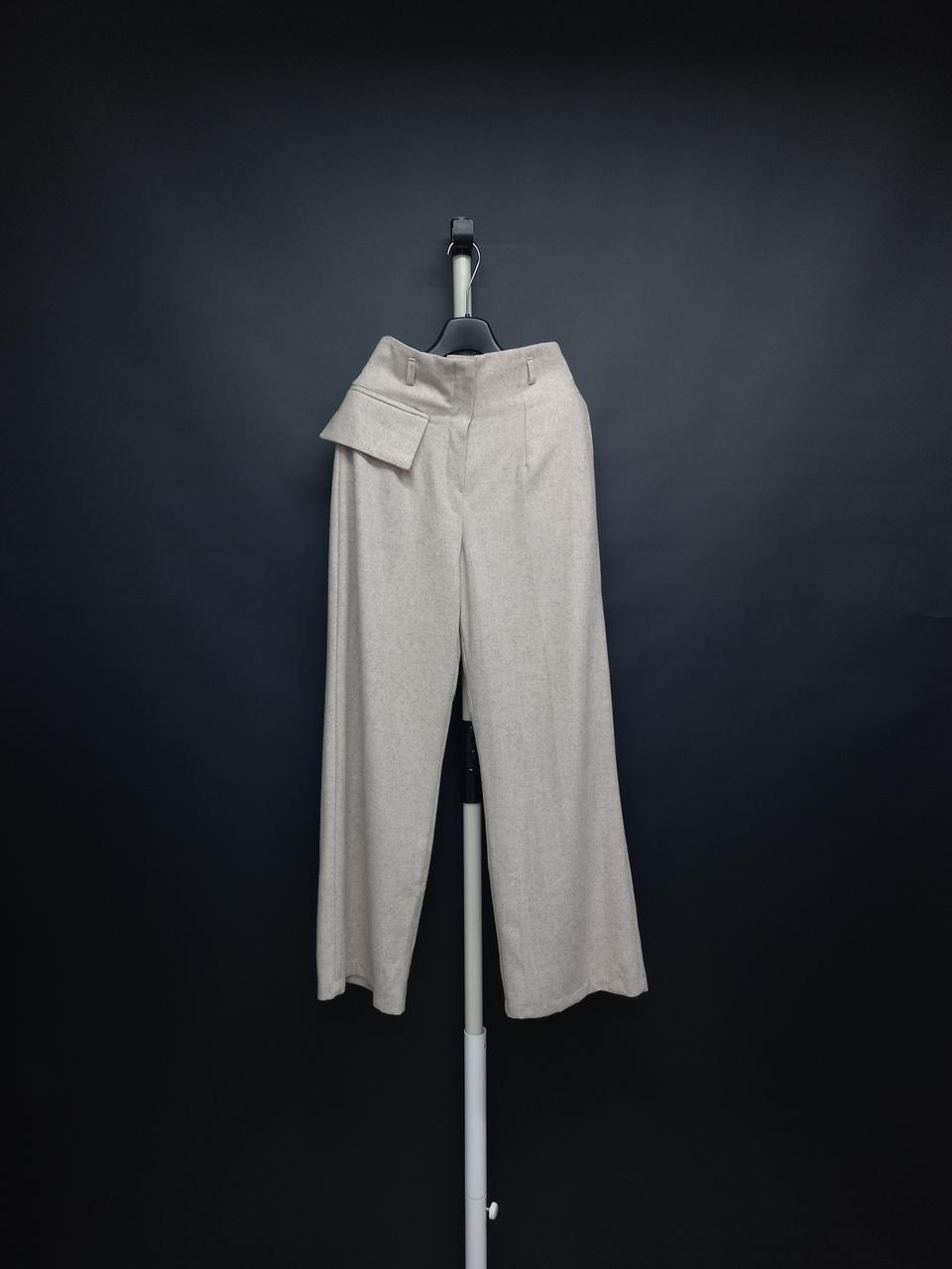 새 더블스텐다드 춘추동  하이웨스트 와이드핏 팬츠 44