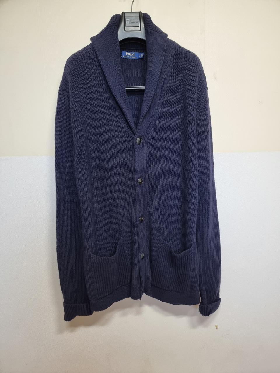* 폴로 랄프로렌 숄카라 니트 가디건 L 사이즈