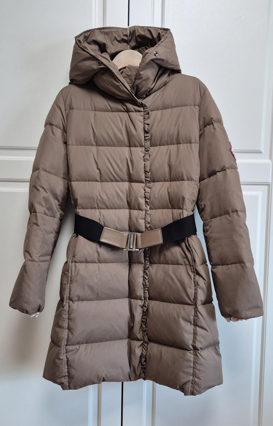 핑크베이지 하프 패딩(리폼)