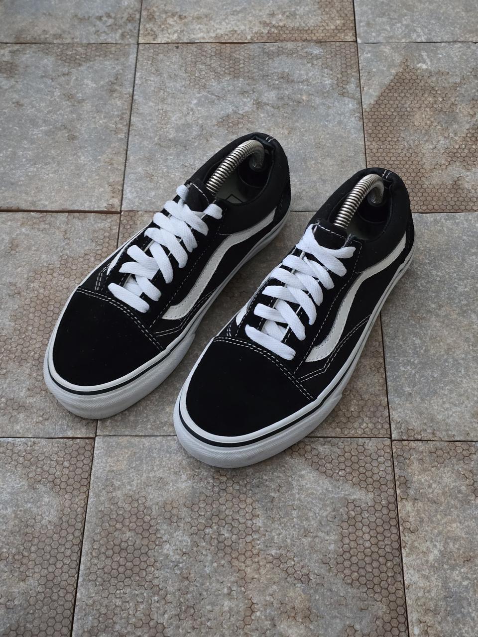 (225)반스 올드스쿨 검흰 스니커즈 운동화