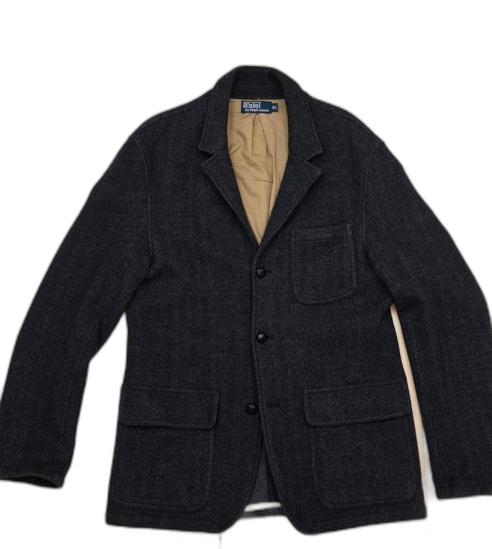 폴로랄프로렌 울100% 헤링본블레이저 자켓XL