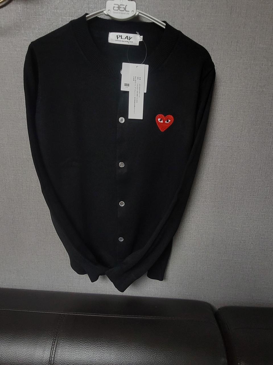 꼼데가르송 여성 가디건