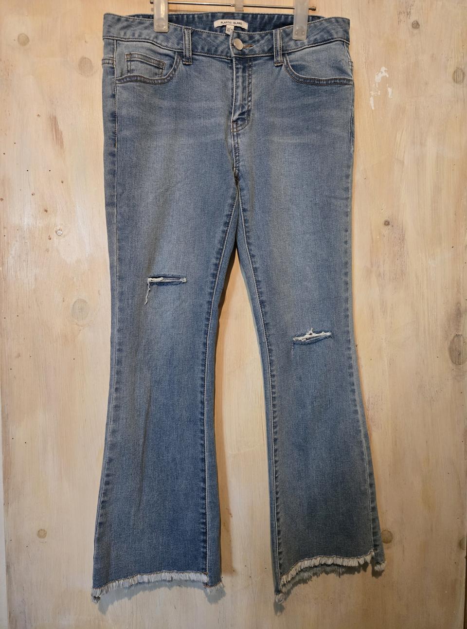 무배) 플라스틱 아일랜드 여성 바지 부츠컷 청바지