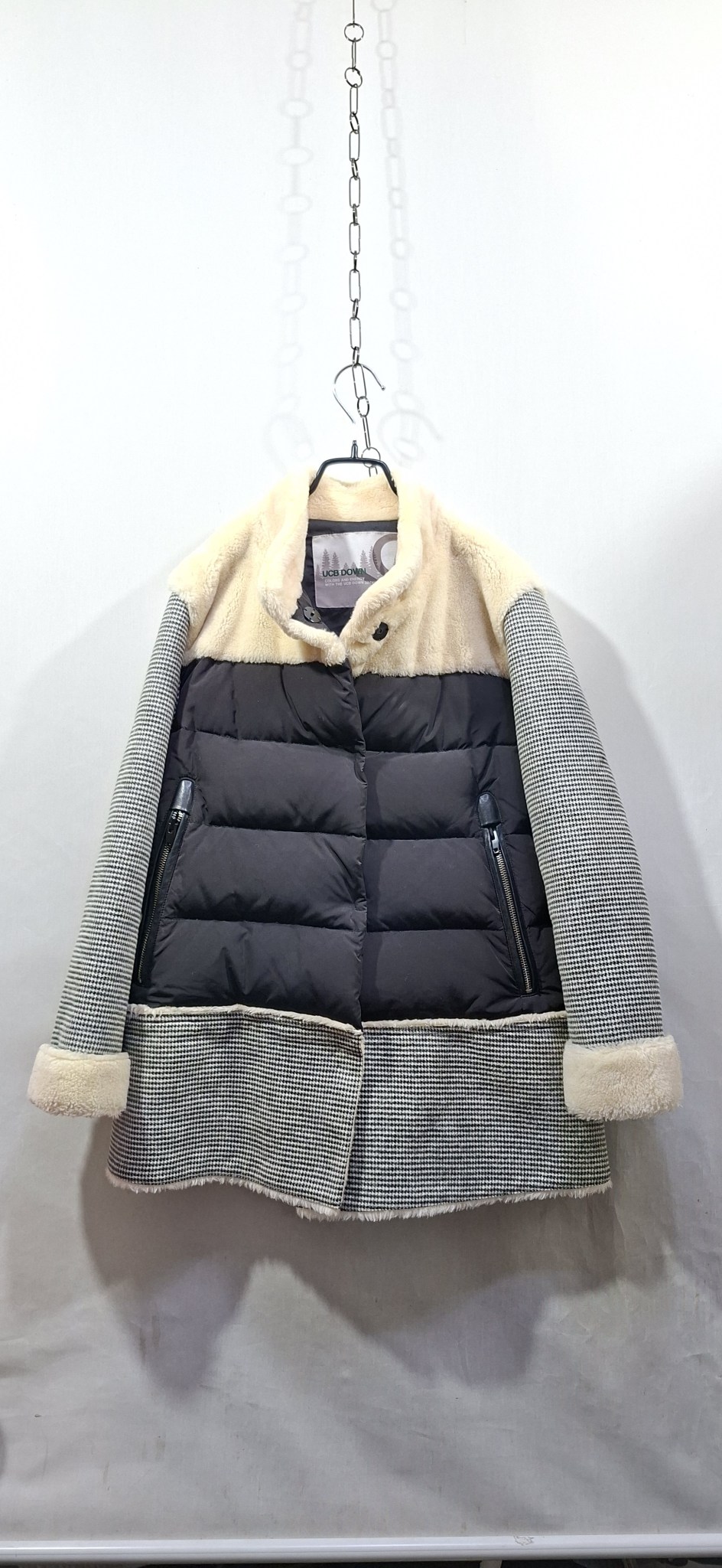 66 베네통 패딩자켓 겨울옷