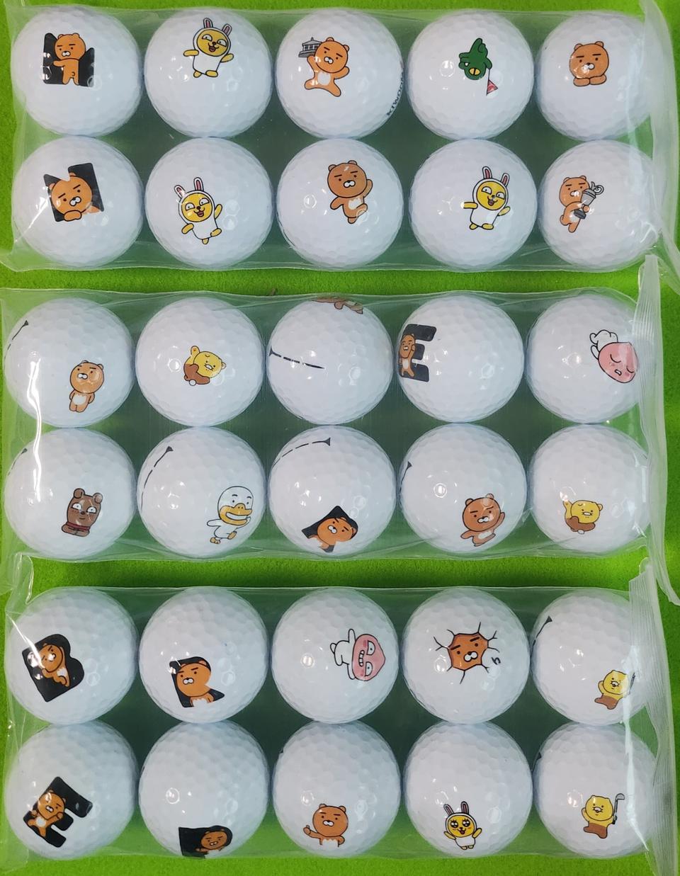 카카오프렌즈골프공 A/A+급30개-로스트볼