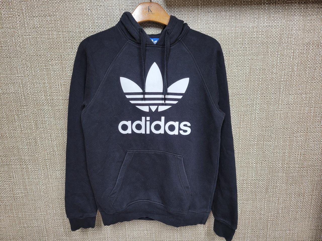 90사이즈 아디다스 빅로고 후드티
