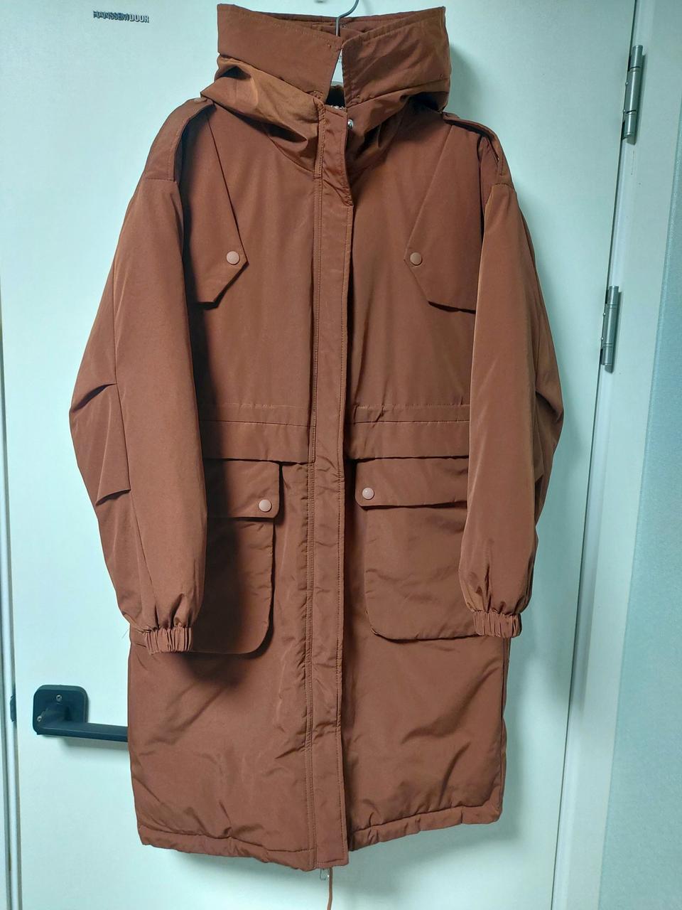 여성 후드 롱패딩