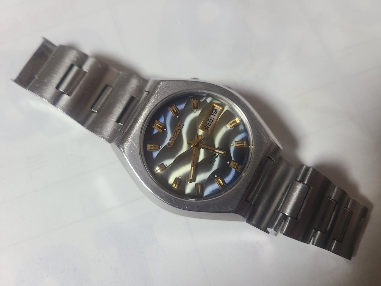 오리엔트 오토매틱 빈티지 시계 메탈