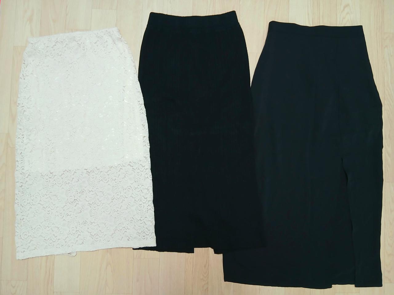 롱스커트3종 일괄