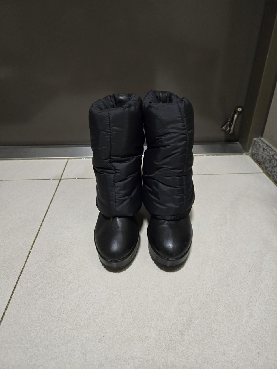 [230] 코오롱스포츠 패딩 웨지 부츠