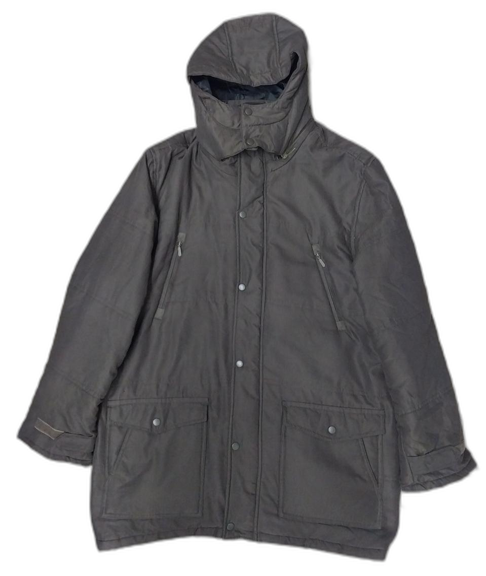 던롭 후드 브라운 패딩 LL (후드탈부착가능)